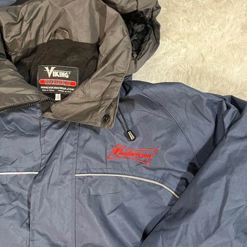 Budweiser‎ Men's Navy and Blue Jacket - Picture 2 of 8
